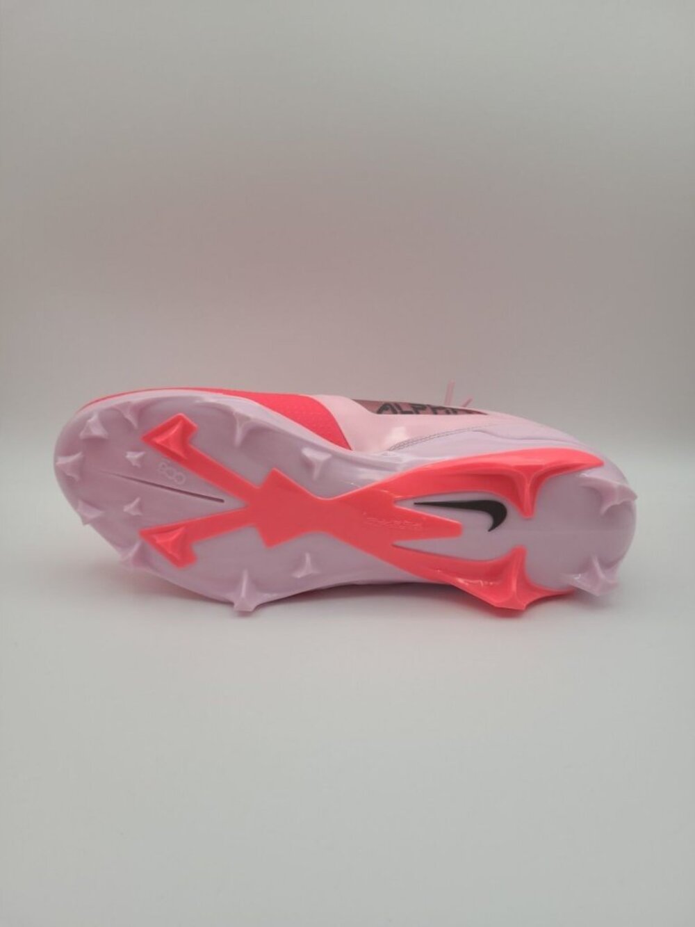 Nike Alpha Menace 4 Pro NRG Mens Size 10.5 Racer Pink Football Cleats HJ4568-600 - Picture 7 of 8